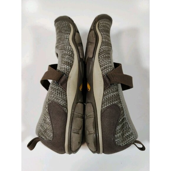 Keen Hush Knit Mary Jane CNX Flats Slip On Shoes Women's 7 Brown Beige Tan - Picture 5 of 8